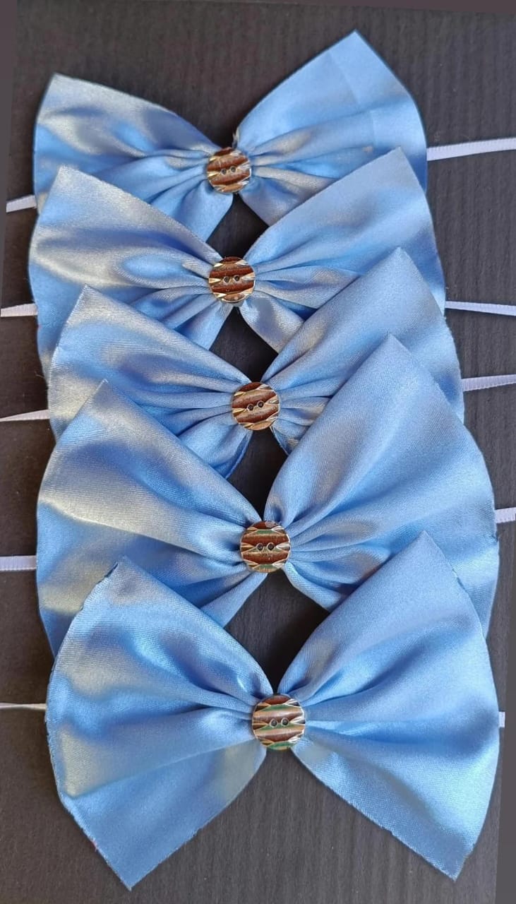 Lacinhos de cetim azul