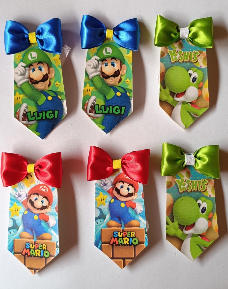 Bandanas com lacinhos inspiradas em personagens de videogame